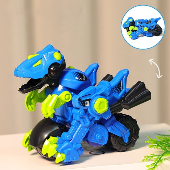 CaiTeLin Child Collision Dinosaur Deformation Car Boy Engineering Car Impact Deformation Toy Black and Friday Toy