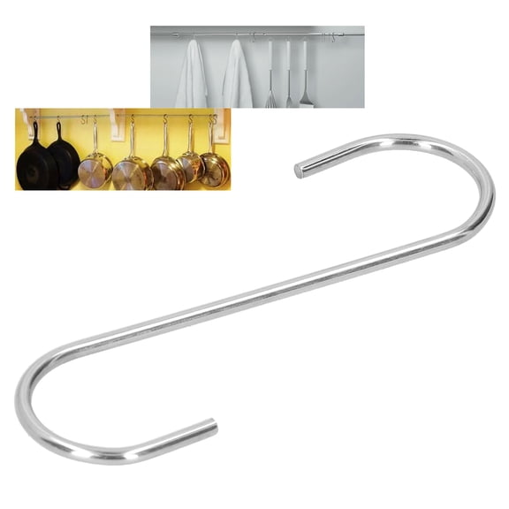 S shape Hook Stainless Steel Hanger Hook Courtyard Balcony Bird Feeder Accessory for Home Hotel Use