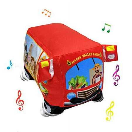 Bundaloo Animated Plush Farm Truck - Plush Toy with Moving Lips Sings The Classic Song Old Macdonald Had a Farm - Dances, Shakes, Bounces, and Lights Up - Fun Engaging Gift for Babies and Toddlers