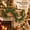 5#, variant on 6.5Ft Christmas Garland Red and White Artificial Flowers Garlands Xmas Garland for Home Mantle Fireplace Stairs Decorations
