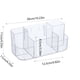 thumbnail image 3 of Estante Caja organizadora de cosméticos de plástico blanco para montaje en pared,para brochas de pintalabios y maquillaje (1 pieza) Rkxzt, 3 of 6