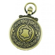 Charles-Hubert Paris Men's Antique Gold Hunter Case Quartz Pocket Watch