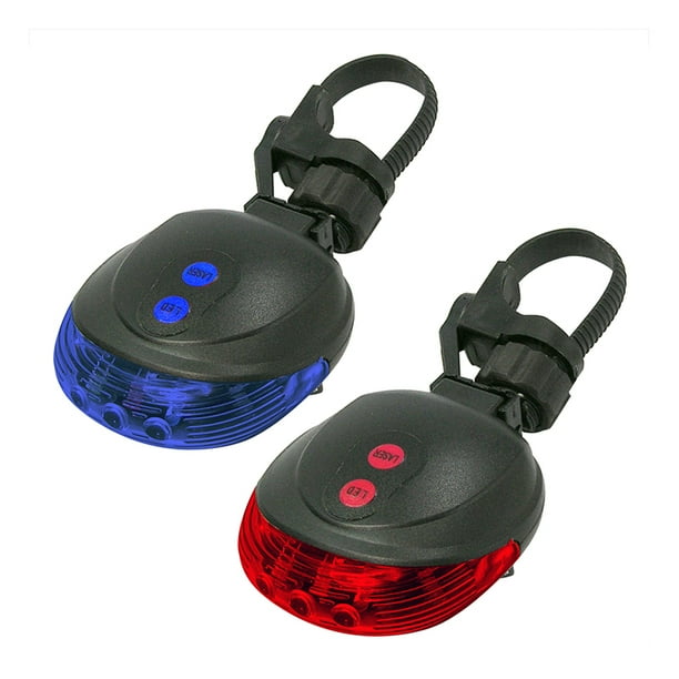 iCover Bicycle Rear Safety Light with Laser Beams