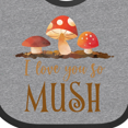 thumbnail image 4 of Inktastic I Love You So Mush Boys or Girls Baby Bib, 4 of 4