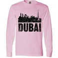 thumbnail image 3 of Inktastic Dubai City Skyline with Grunge Long Sleeve T-Shirt, 3 of 5