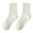 Milky White, variant on harmtty Winter socks 1 Pair Autumn Winter Unisex Socks Middle Tube Solid Color Moisture Absorption Stretchy Men Women Knitted Socks for Daily Wear Light Coffee