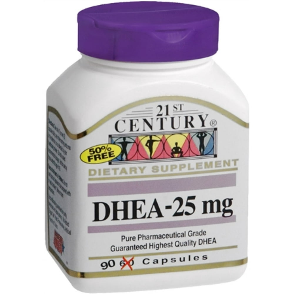 21st Century DHEA25 mg Capsules