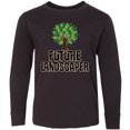 thumbnail image 3 of Inktastic Future Landscaper Horticulture Specialist Long Sleeve Youth T-Shirt, 3 of 5