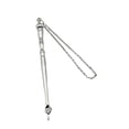 thumbnail image 4 of jesticaly Yad Torah Pointer Reading Tool Hand Pointer Onion Hand Pointer Top Golden Yad Bible Assistant Silver Onion Top Length 17cm, 4 of 6