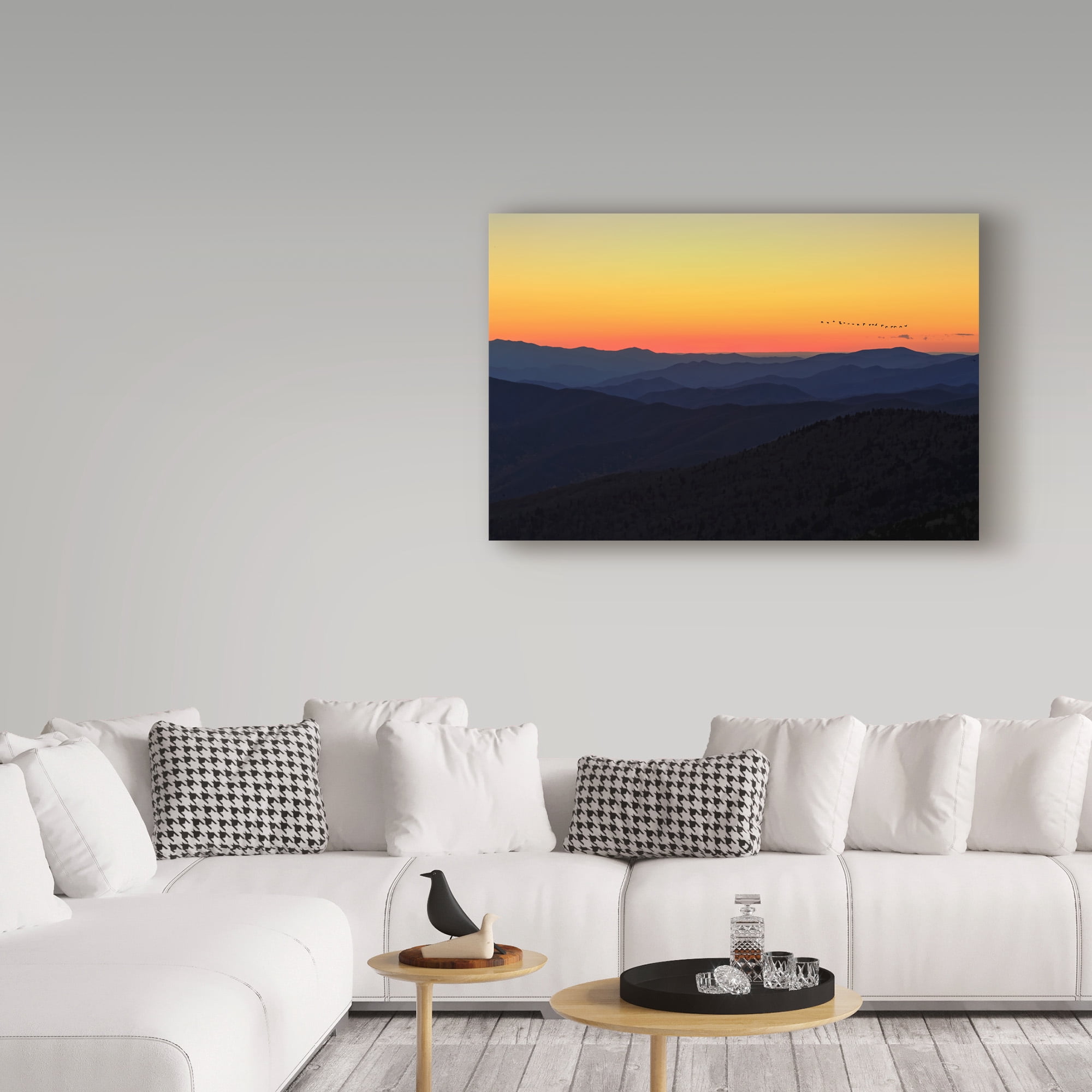 Trademark Fine Art 'Sunset Blue 1' Canvas Art by Galloimages Online