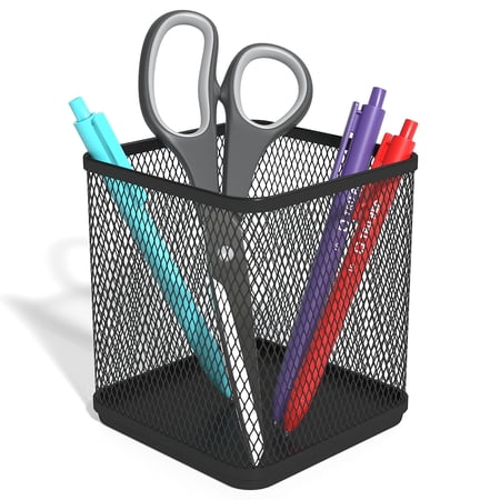 Staples TRU RED Stackable Wire Mesh Regular Pencil Holder TR57575-CC