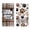 Paw, variant on Black White Polka Dots Kitchen Dish Towels Set of 2, Spots Doodle Drying Hand Towel Baking Cooking Cloth, Modern Art Bathroom Home Decoration 18 x 26 Inches