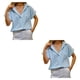 thumbnail image 3 of Minnieouse Camisa de mujer Blusa de manga corta Office Lady Beach Vacation Elegante verano Top Ropa Accesorios Azul claro XL Type1 NO1 Minnieouse CBP235255, 3 of 6
