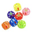 thumbnail image 1 of Visland 10Pcs Cat Toy Cat Ball Toy with Bell Scratch-Resistant Fun Pumpkin Shape Pet Training Toy Pet Supplies, 1 of 7