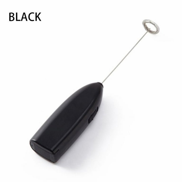 Electric Milk Frother Drink Whisk Mixer Stirrer Coffee Eggbeater  Kitchen/Black