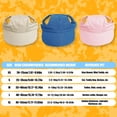 thumbnail image 2 of Sombrero para perros con orificios para las orejas – Gorra de béisbol transpirable con visera para paseos por la playa en verano, correa ajustable para la barbilla para protección solar al a, 2 of 5