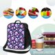 thumbnail image 4 of Disketp crystal Skull flower cool Bolsa Térmica Estampada para Almuerzo, Lonchera para Hombres y Mujeres Adultos, 4 of 7