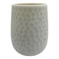 thumbnail image 4 of Bergamo Art 10" High Decorative Handmade Patterned White Glass Vase, 4 of 7