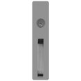thumbnail image 1 of Detex V Series Grade 1 Exit Trim, Night Latch, S Pull, Less Cylinder, for use with Detex V40/V50 Series Exit Devices, Sprayed Aluminum Finish, Non-Handed, 1 of 3