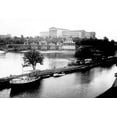 thumbnail image 1 of Dock on the River by the Art Museum, Philadelphia, PA Museum quality giclee print canvas wrap(20" x 30"), 1 of 1