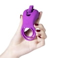 thumbnail image 2 of Roxy - Multi-Function Vibrating Ring and Sensory Stimulator - Purple, 2 of 6