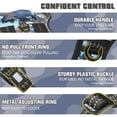 thumbnail image 3 of Arnés de adiestramiento para perros AUROTH Tactical sin tirones, reflectante, azul, 3 of 7