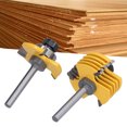 thumbnail image 3 of Broca de Enrutador de Madera, Reemplazo Ajustable de 1/2 Pulgada Reemplazo Ajustable De 1/4 Pulgada de Ranura Con Rodajas para Cnc para Máquinas de Fresado para la Mácina de, 3 of 7