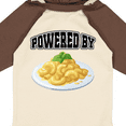 thumbnail image 4 of Inktastic Powered by Macaroni and Cheese Boys or Girls Long Sleeve Baby Bodysuit, 4 of 5