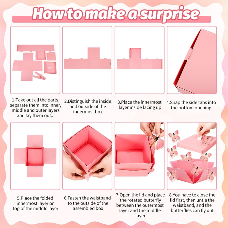 Armscye Butterfly Explosion Gift Box, DIY Surprise Box photo 6