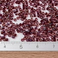 thumbnail image 4 of MIYUKI Delica Beads Cylinder Japanese Seed Beads 11/0 (DB1751) Red Lined Topaz AB 1.3x1.6mm Hole: 0.8mm about 2000pcs/10g, 4 of 5
