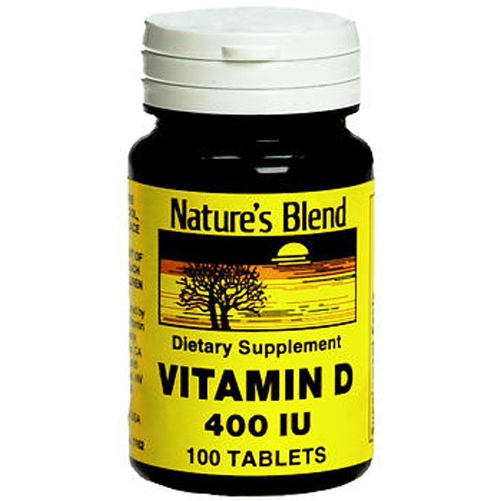 Nature's Blend Vitamin D 400 IU 100 Tablets