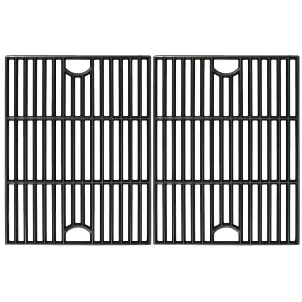 Avenger 61192 17” Polished Porcelain Coated Cast Iron Grill Grates Replacement for Nexgrill Gas