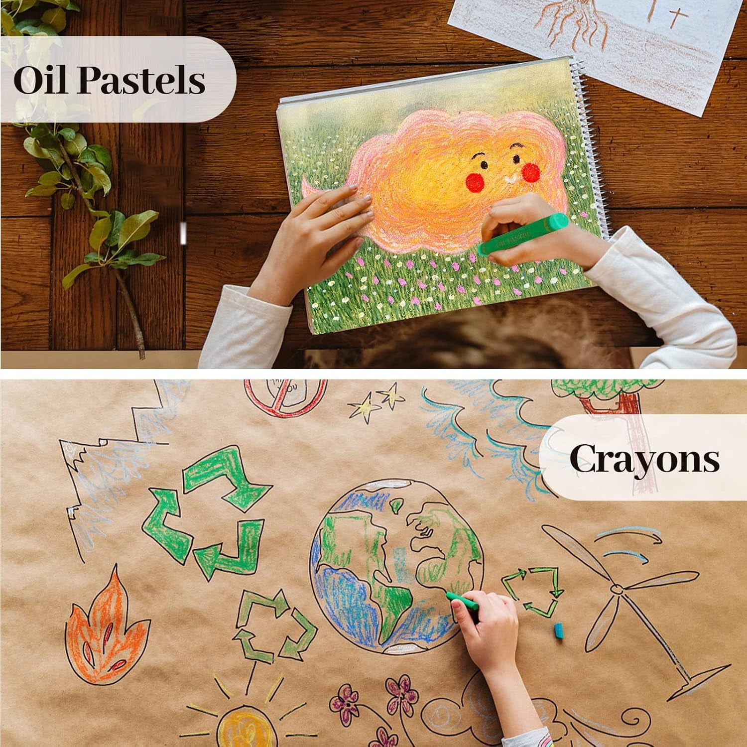 208 Pcs Art Supplies Kid's Drawing Art Kit Painting Art Set Crafts Case for Girls Boys Artist Gift Box with Trifold Easel, Includes Oil Pastels Crayons Colored Pencils Watercolor Pens Markers(Pink)