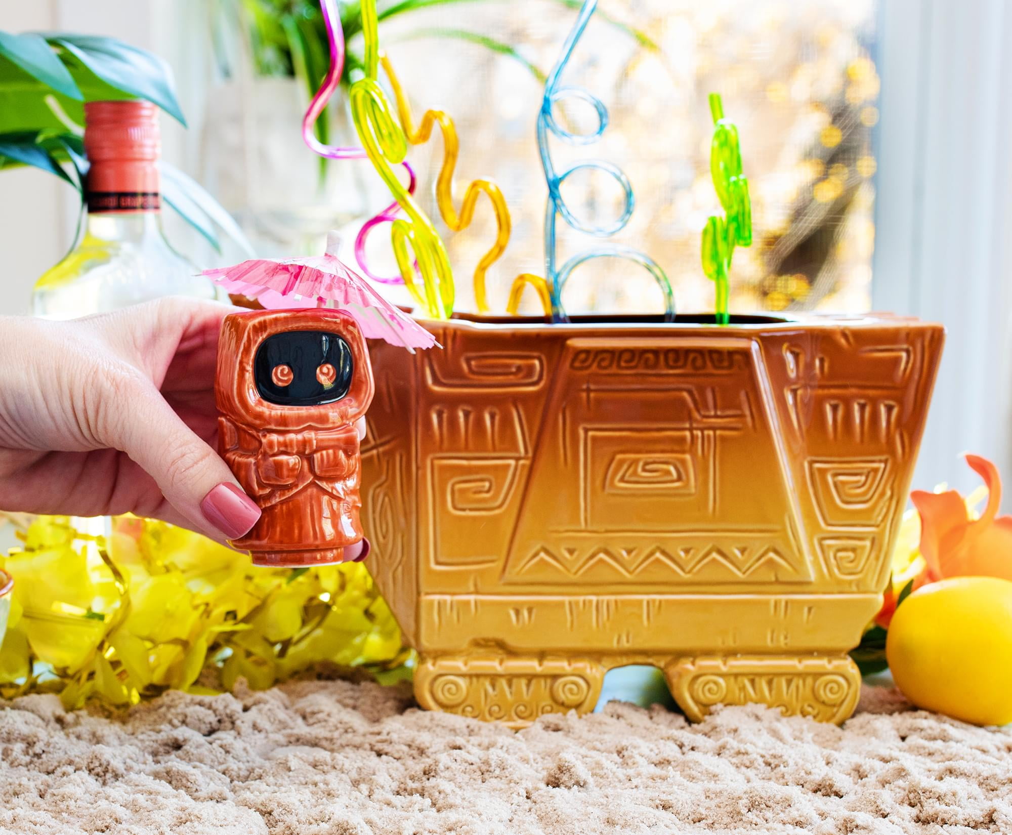Beeline Creative Geeki Tikis Star Wars Dewback 74 Ounce Punch Bowl Set