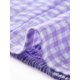 thumbnail image 5 of TOP CORTO SMOCKED INSPIRADO CHIC PARA MUJERES CON MANGAS BOLLO EN CUADROS GINGHAM LILA CLARO TAMAÑO S, 5 of 6