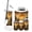 Color 4, variant on Rustic Bathroom Accessory Set 6 Piece Bear Wooden Board Farmhouse Wild Animal Forest Trash can, Toothbrush Holder, Toothbrush Cup, Soap Dispenser, Soap Dish, Toilet Brush Holder