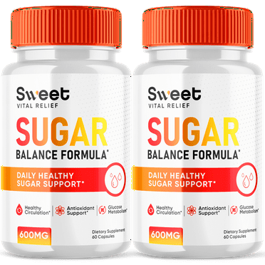 Sweet Vital Relief Glyco Balance Formula Pills Advanced Glycogen Support 120 Capsules
