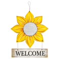 thumbnail image 1 of POINTERTECK Sunflower Welcome Sign Decorative Vintage  Wall Hanging Home Garden Decor, 1 of 6