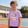 thumbnail image 6 of Bnwani Girls Shirts Crew Neck Fashion Shirts for Boys Short Sleeve Tee Purple Sizes 3-9, 6 of 9