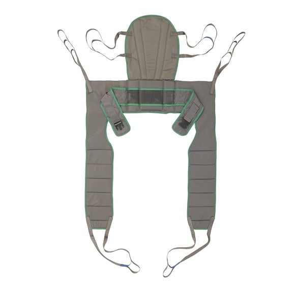 Invacare Premier Dress Toileting High Sling for Patient Lifts (Large, Polyester Fabric)