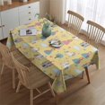 thumbnail image 2 of Yellow Princess Castle Unicorn Pattern Rectangle Tablecloth 60"x84",Waterproof Polyester Rectangle Table Cloth, Wipeable Spillproof Polyester Tablecloth for Dining, Camping, Indoor and Outdoor, 2 of 5