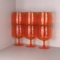 thumbnail image 6 of 12 Ounce Plastic Wine Glasses Set Of 6,Unbreakable Acrylic Wine Glasses,Reusable Colored Plastic Goblets Stackable,Dishwasher Safe Bpa Free Ideal For Parties, 6 of 8