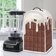 thumbnail image 5 of HELLHERO Chocolate Pattern Food Processor Cover for Kitchen Counter Protective Dustproof Kitchen Blender Dust Cover, 5 of 6