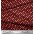 thumbnail image 2 of Soimoi Cotton Cambric Fabric Anchor Hook Nautical Print Fabric by The Yard 56 Inch Wide, 2 of 3