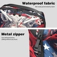 thumbnail image 4 of American Flag Hard Drive and Cord Storage Organizer PC Case, Waterproof Oxford Cloth Electronic Organizer Travel Case, Outdoor Small Storage Box, 5.9x9.44x3.14 in., 4 of 6