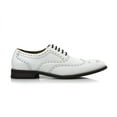 thumbnail image 2 of Ferro Aldo Arthur MFA139001C Mens Wingtip Oxford Spectator Dress Shoes, in White, Men's Size 8.5, 2 of 8