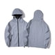 thumbnail image 2 of Abrigos de Invierno Largos para Hombres Cremallera Casual Reflectante Sólida Manga Larga con Capucha Chaqueta con Bolsillo, Abrigos de Invierno con Capucha para Hombres Al Aire Libre Diario, 2 of 9