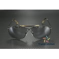 thumbnail image 2 of Tom Ford FT0489 P 01C Titanium Shiny Black Smoke Mirror 61 mm Men's Sunglasses, 2 of 5
