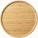 thumbnail image 1 of Bamboo Tray, Wooden Tray, Wood Tray, Fruit, Bread, Salad Plate, Delicacy Serving Tray 1st (round 26), 1 of 1