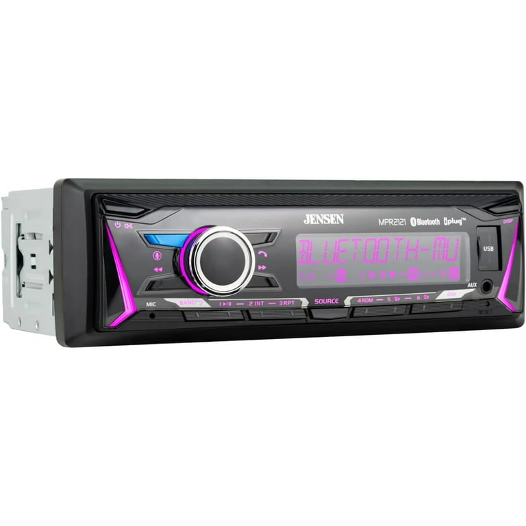 無料クーポン配布 アプリ Jensen MPR2121 Car Stereo | Bluetooth, AM/FM, USB Playback カーオーディオ